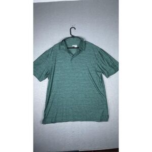 PGA TOUR Polo Shirt Mens XL Green Heather Airflux Golf Performance Breathable